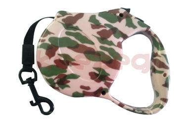 Spot white Retractable leash/LED