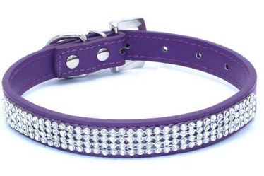 Classical leather bling bling dog cat collars/pet products