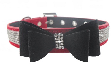 Hot-bow ties soft pet collars leashes for small medium dog /pet products