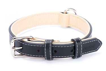 HOT- classical real leather dog collars/pet supply