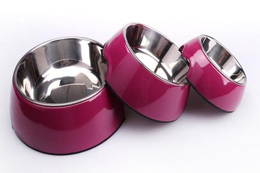 Melamine&Stainless Steel Pet Dog Food Water Bowl