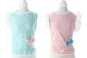 pet vest /dog princess shirt with bubble sleeve/dog clothes