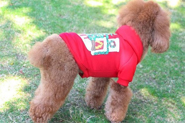 LED pet fleece hoodies /pet Christmas clothes