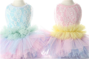 Elegant pet princess skirt /dog wedding clothes