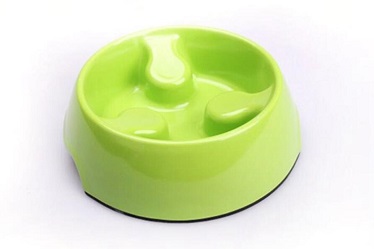 Slow Feed Bowl Melamine Pet Dog Food Bowl