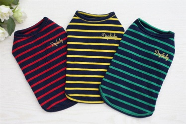 Classical Stripe Pet T-Shirt /Pet Dog Clothes for summer