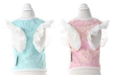 pet vest /dog princess shirt with bubble sleeve/dog clothes