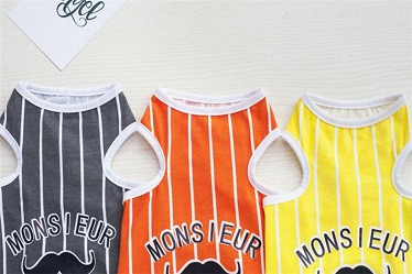 Big beard Summer Pet Vest/Pet Dog Clothes
