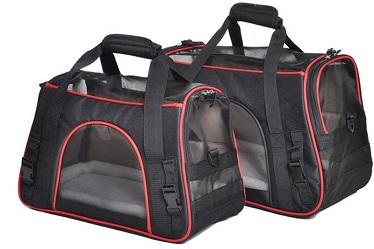 soft sided pet travelling carrier bag