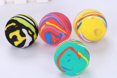 colorful foam ball cat toys ball /cat playing ball