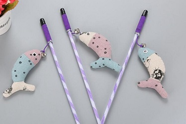 Quality fish shape cat teaser toys/cat product
