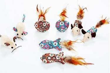 Quality short plush mouse for cat toys