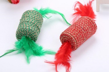 Color sisal wrapped cat toys products