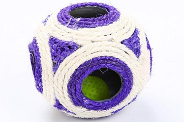 Natural hollow sisal ball for cat playing