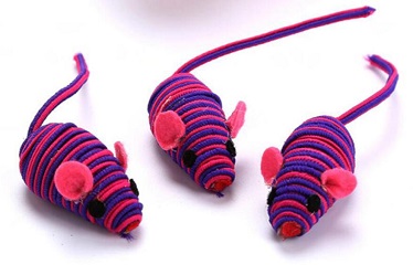 Durable elastic wrapped cat toys/mouse toy
