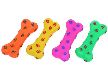 Bone shape pet bite toys/dog dental toy