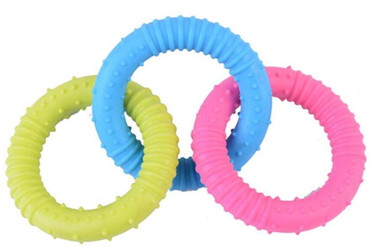 TPR Nontoxic interlink pet bite toys/dog products