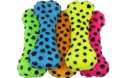 Bone shape pet bite toys/dog dental toy