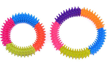 Four colors circle dog bite toys/pet products