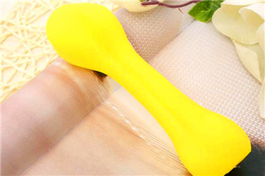 Colorful bone shape vinyl pet toys/dog products