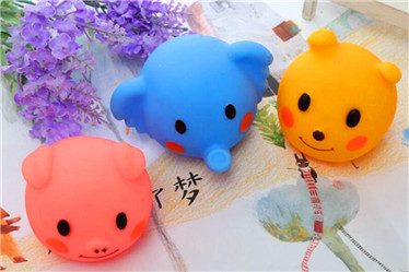 Long nose toys/vinyl pet animals head Vinyl toy