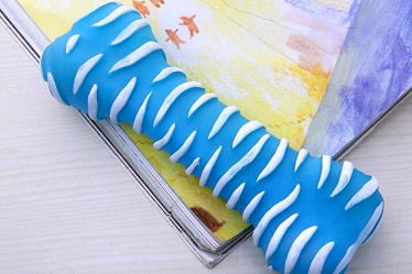 Zebra bone shape pet dental toys/vinyl dog toys