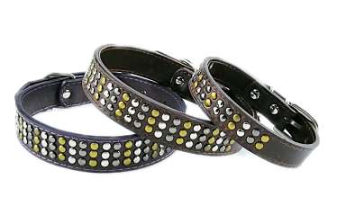 Heavy duty  real leather dog leash,collars matching